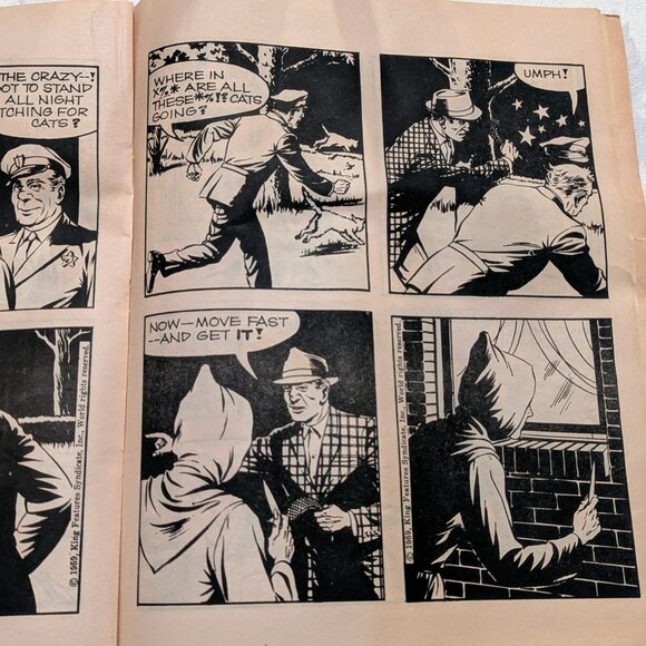 VTG Rare 1972 Mandrake the Magician Giant Comic Album Lee Falk 14*11 Book - Picture 5 of 8